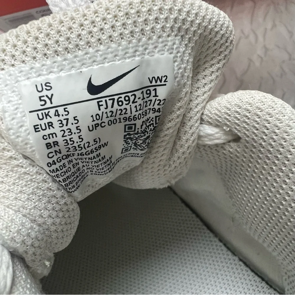 Nike Court Borough Low 2 SE GCEL White Phantom Big Kid 5Y